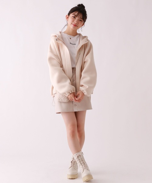 repipi armario(レピピ アルマリオ)の「【WEB限定XLサイズあり】ダンボールマウンテンパーカー(マウンテンパーカー・キッズ・ナチュラル/モカ/ブラック・SMALL/MEDIUM/LARGE/X-LARGE)」の6枚目の写真