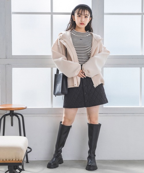 repipi armario(レピピ アルマリオ)の「【WEB限定XLサイズあり】ダンボールマウンテンパーカー(マウンテンパーカー・キッズ・ナチュラル/モカ/ブラック・SMALL/MEDIUM/LARGE/X-LARGE)」の22枚目の写真
