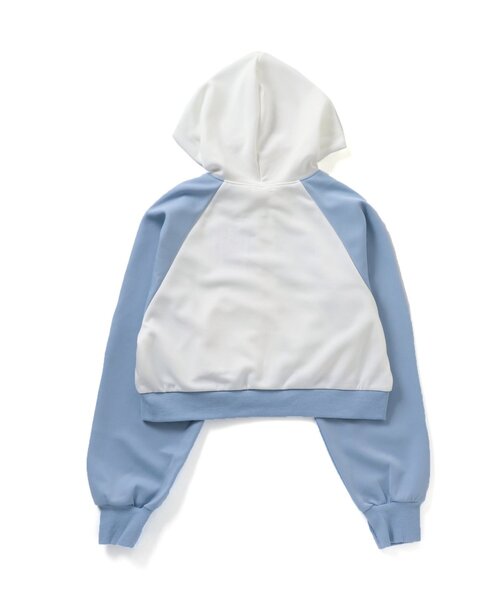 algy(アルジー)の「ラグランスリーブパーカー(パーカー・キッズ・ブラック/サックスブルー/オフホワイト・SMALL/XX-SMALL/X-SMALL/MEDIUM)」の13枚目の写真