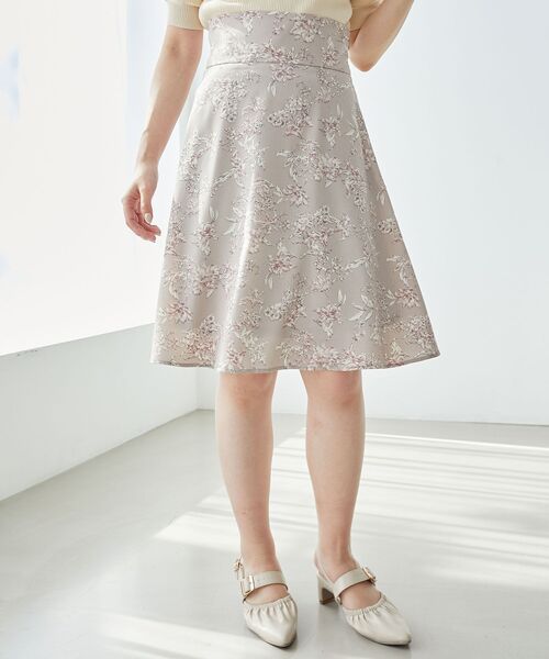 MAJESTIC LEGON（マジェスティックレゴン）の「バックレースアップひざ丈スカート（スカート・レディース・ブラック系その他/ピンク系その他2/ホワイト系その他2/グレー系その他/ネイビー/A/ブラック系その他2/ホワイト系その他/B/ブラウン系その他2/グレー・SMALL/MEDIUM）」の21枚目の写真