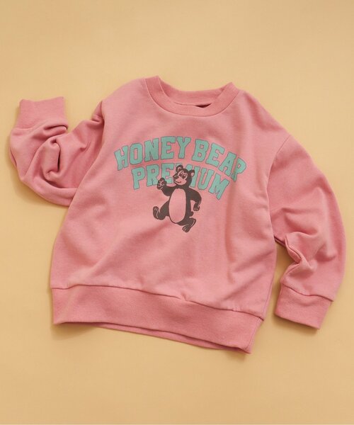 BREEZE(ブリーズ)の「【WEB限定】モチーフトレーナー(スウェット・キッズ・ブラック/キャメル/ダークブルー/グレー/ラベンダー/オレンジ/オフホワイト/ピンク/ライム/サックスブルー/イエロー・90/100/110/120/130/140/150)」の10枚目の写真