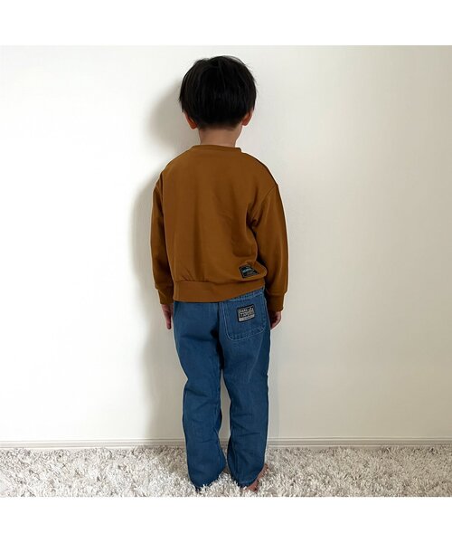 BREEZE(ブリーズ)の「【WEB限定】モチーフトレーナー(スウェット・キッズ・ブラック/キャメル/ダークブルー/グレー/ラベンダー/オレンジ/オフホワイト/ピンク/ライム/サックスブルー/イエロー・90/100/110/120/130/140/150)」の13枚目の写真