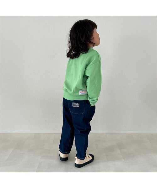 BREEZE(ブリーズ)の「【WEB限定】モチーフトレーナー(スウェット・キッズ・ブラック/キャメル/ダークブルー/グレー/ラベンダー/オレンジ/オフホワイト/ピンク/ライム/サックスブルー/イエロー・90/100/110/120/130/140/150)」の16枚目の写真