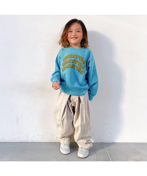 BREEZE(ブリーズ)の「【WEB限定】モチーフトレーナー(スウェット・キッズ・ブラック/キャメル/ダークブルー/グレー/ラベンダー/オレンジ/オフホワイト/ピンク/ライム/サックスブルー/イエロー・90/100/110/120/130/140/150)」の17枚目の写真