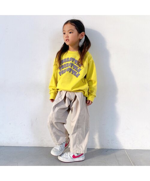 BREEZE(ブリーズ)の「【WEB限定】モチーフトレーナー(スウェット・キッズ・ブラック/キャメル/ダークブルー/グレー/ラベンダー/オレンジ/オフホワイト/ピンク/ライム/サックスブルー/イエロー・90/100/110/120/130/140/150)」の19枚目の写真