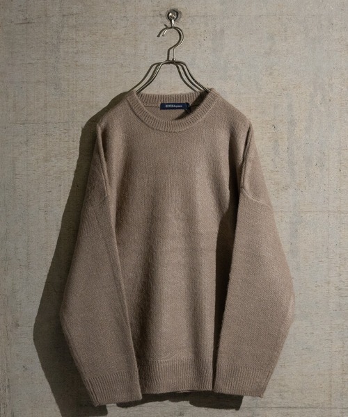 JOHN'S CLOSET(ジョンズクローゼット)の「【50】ダブルジャガード モヘアライク マルチパターン オーバーサイズ ニット(ニット/セーター・メンズ・ブラック系その他/ブラック系その他6/ホワイト系その他4/ホワイト系その他3/ブラック系その他2/ベージュ系その他2/ブラウン系その他2/ブラウン系その他5/マスタード/ベージュ/ブラック系その他3/ベージュ系その他3/ブラック系その他5/ベージュ系その他6/ホワイト系その他/ホワイト/チャコールグレー/ブラック/グレー系その他4/ワイン・LARGE/MEDIUM)」の15枚目の写真