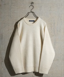 JOHN'S CLOSET | 【50】ダブルジャガード モヘアライク マルチパターン オーバーサイズ ニット(ニット/セーター)