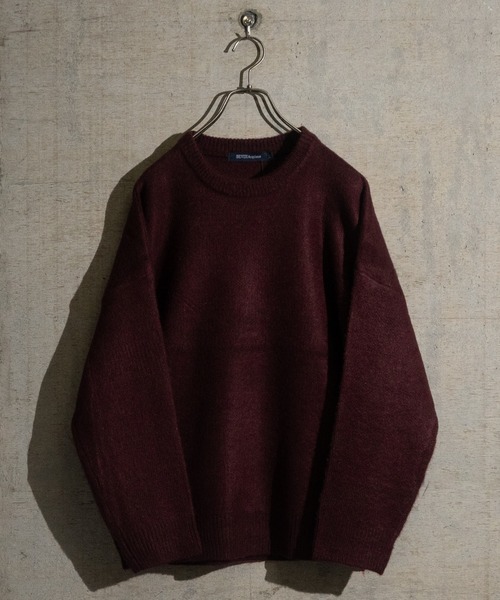 JOHN'S CLOSET(ジョンズクローゼット)の「【50】ダブルジャガード モヘアライク マルチパターン オーバーサイズ ニット(ニット/セーター・メンズ・ブラック系その他/ブラック系その他6/ホワイト系その他4/ホワイト系その他3/ブラック系その他2/ベージュ系その他2/ブラウン系その他2/ブラウン系その他5/マスタード/ベージュ/ブラック系その他3/ベージュ系その他3/ブラック系その他5/ベージュ系その他6/ホワイト系その他/ホワイト/チャコールグレー/ブラック/グレー系その他4/ワイン・LARGE/MEDIUM)」の20枚目の写真