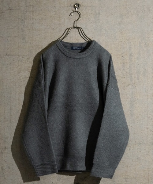 JOHN'S CLOSET(ジョンズクローゼット)の「【50】ダブルジャガード モヘアライク マルチパターン オーバーサイズ ニット(ニット/セーター・メンズ・ブラック系その他/ブラック系その他6/ホワイト系その他4/ホワイト系その他3/ブラック系その他2/ベージュ系その他2/ブラウン系その他2/ブラウン系その他5/マスタード/ベージュ/ブラック系その他3/ベージュ系その他3/ブラック系その他5/ベージュ系その他6/ホワイト系その他/ホワイト/チャコールグレー/ブラック/グレー系その他4/ワイン・LARGE/MEDIUM)」の11枚目の写真