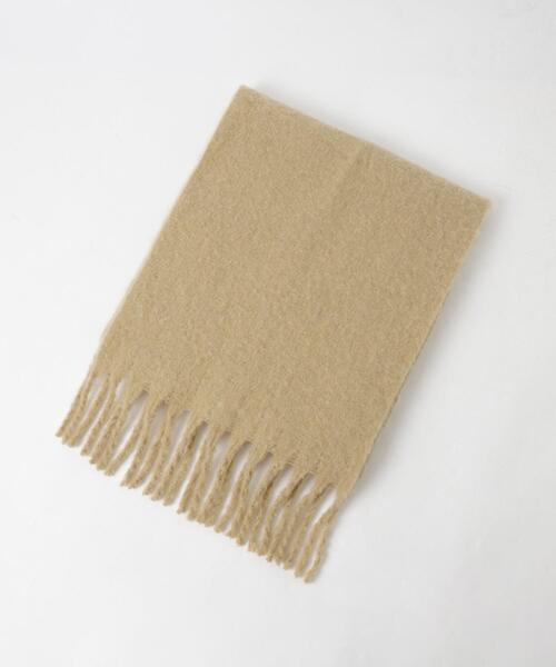 coen（コーエン）の「帯電防止機能付きボリュームストール（ストール/ショール・レディース・ベージュ/グレー/オフホワイト/イエロー・FREE）」の7枚目の写真