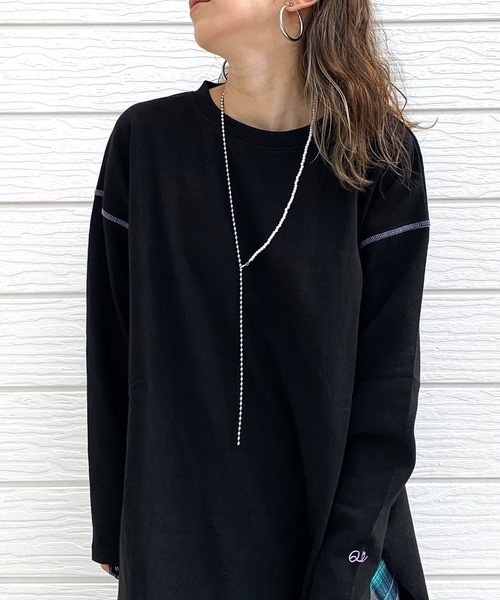 Q(キュー)の「ボール×パールマルチwayネックレス(ネックレス・レディース・シルバー・ONE SIZE)」の5枚目の写真