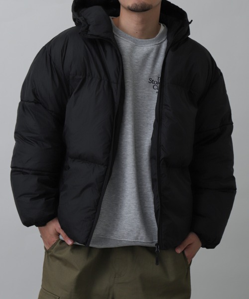 ZIP FIVE（ジップファイブ）の「【ZIP FIVE】 防水 防風 中綿 ファイバーダウン ジャケット / アウター/ フーディー（ダウンジャケット/コート・レディース・カーキ/ブラック/クリーム/ホワイト・X-LARGE/SMALL/LARGE/MEDIUM）」の13枚目の写真