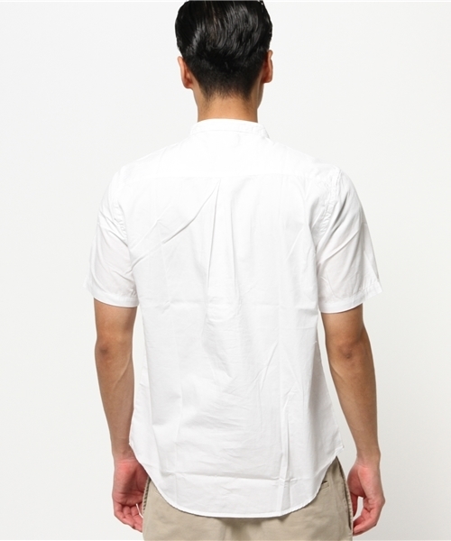 WEGO（ウィゴー）の「WEGO/バンドカラーシャツ（シャツ/ブラウス・メンズ・ネイビー/ブルー系その他/ホワイト系その他/ホワイト・LARGE/MEDIUM）」の13枚目の写真