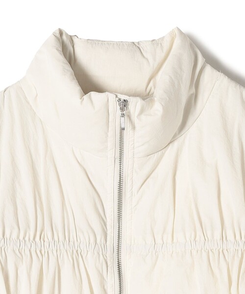 SHIPS（シップス）の「タフタ ギャザー デザイン ショート ダウン