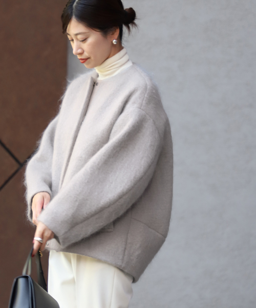 VERMEIL par iena（ヴェルメイユパーイエナ）の「シャギークルーネック