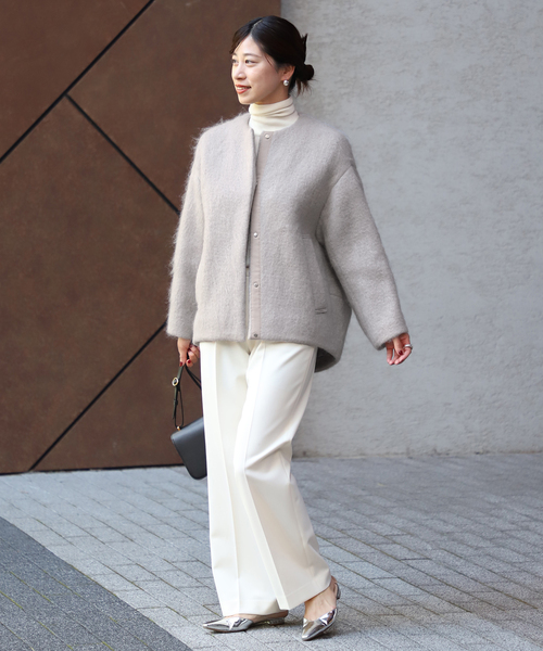 VERMEIL par iena（ヴェルメイユパーイエナ）の「シャギークルーネック