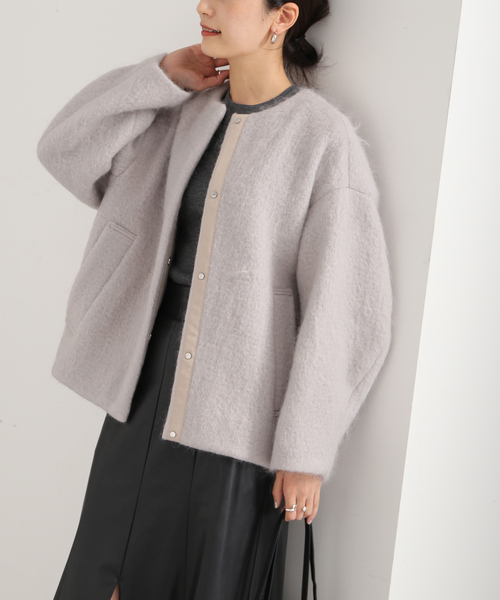 VERMEIL par iena（ヴェルメイユパーイエナ）の「シャギークルーネック