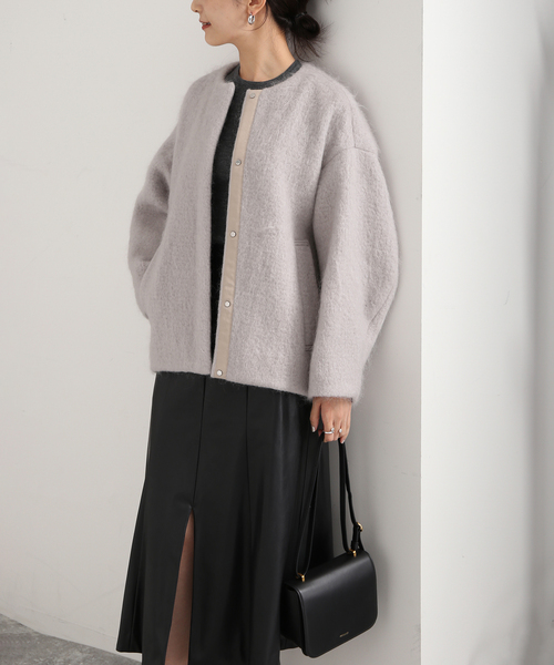 VERMEIL par iena（ヴェルメイユパーイエナ）の「シャギークルーネック