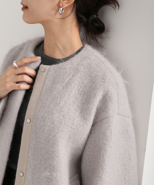 VERMEIL par iena（ヴェルメイユパーイエナ）の「シャギークルーネック