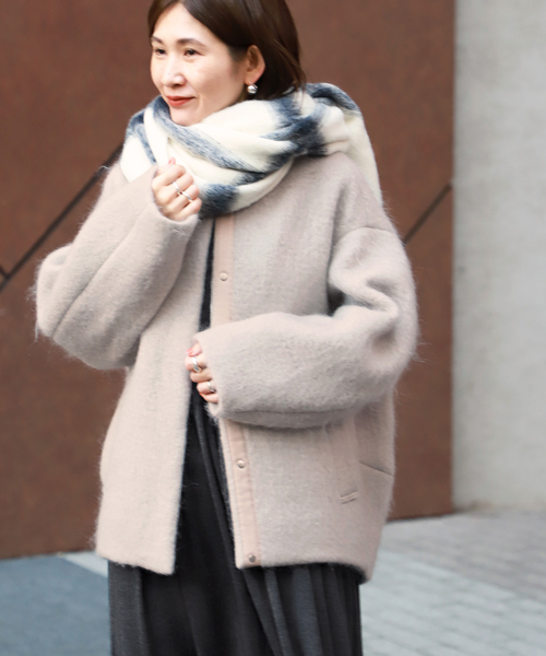 VERMEIL par iena（ヴェルメイユパーイエナ）の「シャギークルーネック