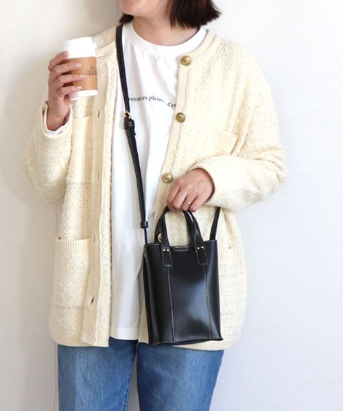 T・S・L(ティーエスエル)の「ハンドル付きミニショルダーバッグ(ショルダーバッグ・レディース・ブラック/ピンク/グレー/ミント・FREE)」の2枚目の写真