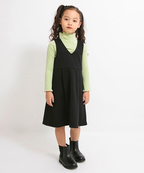 BRANSHES(ブランシェス)の「ポンチジャンパースカート(スカート・キッズ・ブラック/レッド/カラフル・90/110/130/120/100/150/140)」の19枚目の写真