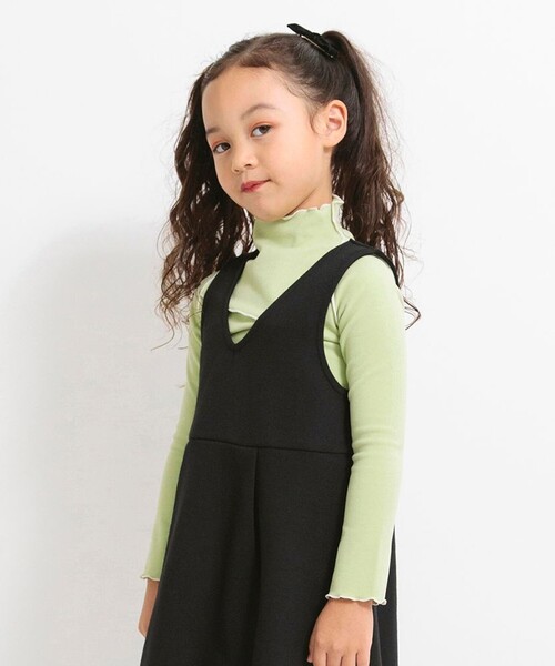 BRANSHES(ブランシェス)の「ポンチジャンパースカート(スカート・キッズ・ブラック/レッド/カラフル・90/110/130/120/100/150/140)」の21枚目の写真