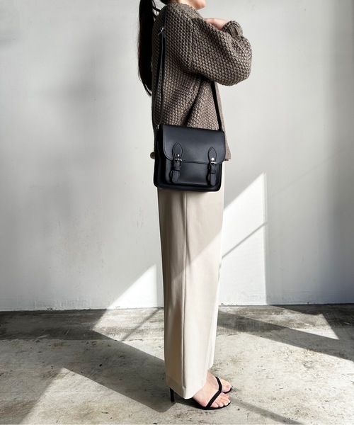 favori（ファヴォリ）の「EM:favori サッチェルショルダー（ショルダーバッグ・レディース・ブラウン/ブラック・FREE）」の16枚目の写真