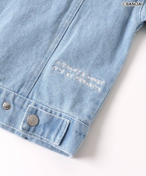 algy（アルジー）の「【たまごっち】DENIMジャケット（デニムジャケット・キッズ・サックスブルー/ブラック・130/90/140/160/120/150/110/100）」の15枚目の写真