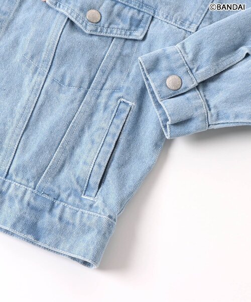 algy（アルジー）の「【たまごっち】DENIMジャケット（デニムジャケット・キッズ・サックスブルー/ブラック・130/90/140/160/120/150/110/100）」の11枚目の写真