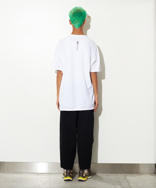 VIRGOwearworks（ヴァルゴウェアワークス）の「Parallel S/S（Tシャツ/カットソー・メンズ・ブラック×グリーン/ブラック×ホワイト/ホワイト×ブラック・MEDIUM/LARGE/XX-LARGE/X-LARGE）」の22枚目の写真