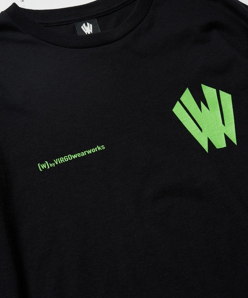 VIRGOwearworks（ヴァルゴウェアワークス）の「Parallel S/S（Tシャツ/カットソー・メンズ・ブラック×グリーン/ブラック×ホワイト/ホワイト×ブラック・MEDIUM/LARGE/XX-LARGE/X-LARGE）」の12枚目の写真