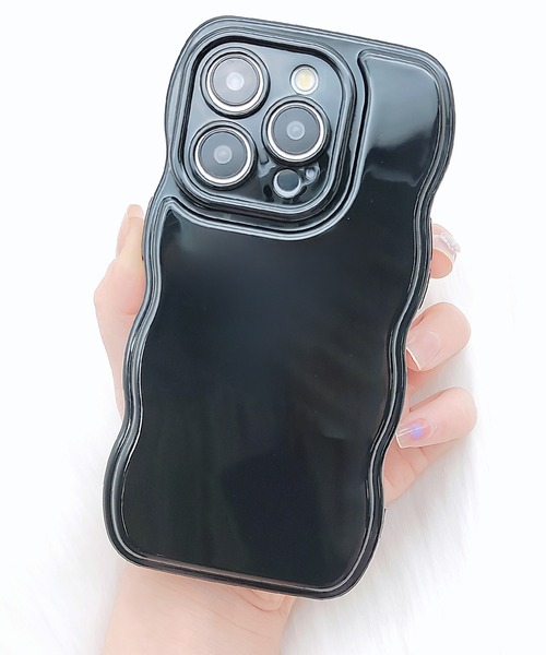 セール】クラウドウエーブうるツヤiPhoneカバー（スマホケース/カバー