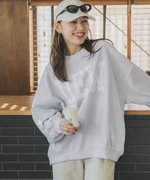 厚手ヘビーウェイト裏毛ロゴプリントスウェット