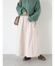 ehka sopo | リボンギャザースカート(スカート)