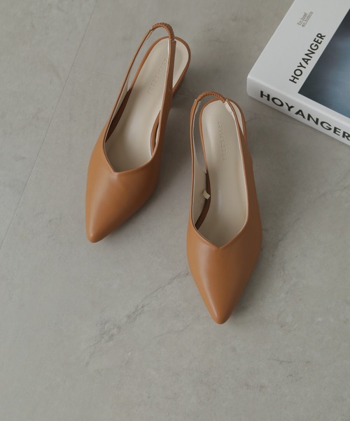 FREE'S MART（フリーズマート）の「◆バッグスリングパンプス（パンプス・レディース・ベージュ/ホワイト/シルバー・MEDIUM/SMALL）」の6枚目の写真