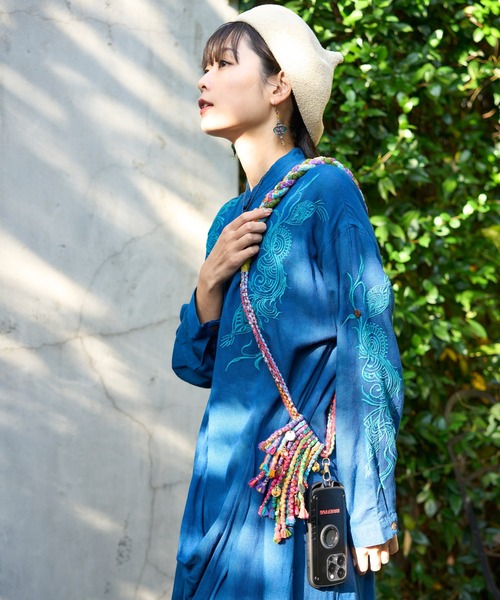 チャイハネ（チャイハネ）の「【チャイハネ】トルランプピアス（ピアス（両耳用）・レディース・ブルー/オレンジ/パープル/グリーン/ホワイト・FREE）」の8枚目の写真