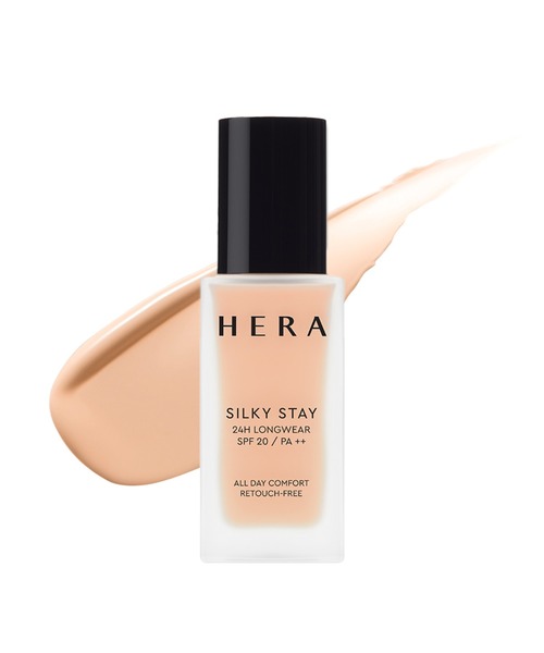 HERA（ヘラ）の「シルキーステイ24H ロングウェアファンデーション EX（ファンデーション・レディース・21N1 バニラ/23C1 ピンクベージュ/19N1 ライトバニラ/23N1 ベージュ/17C1 ペタルアイボリー/17N1 アイボリー/21C1 ローズバニラ・FREE）」の5枚目の写真