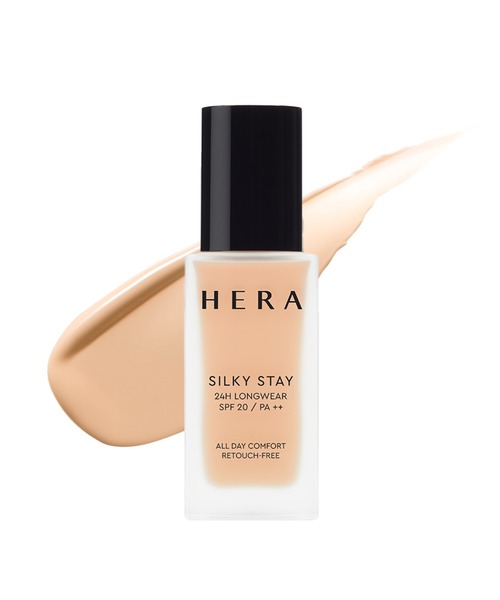 HERA（ヘラ）の「シルキーステイ24H ロングウェアファンデーション EX（ファンデーション・レディース・21N1 バニラ/23C1 ピンクベージュ/19N1 ライトバニラ/23N1 ベージュ/17C1 ペタルアイボリー/17N1 アイボリー/21C1 ローズバニラ・FREE）」の6枚目の写真
