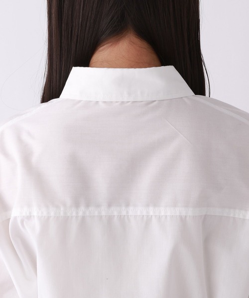 repipi armario（レピピ アルマリオ）の「ドロストショートシャツ（シャツ/ブラウス・キッズ・ホワイト/ブルー系その他/ブルー系その他2・SMALL/LARGE/MEDIUM）」の19枚目の写真