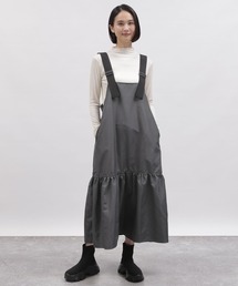 LAKOLE | サス付タフタティアードワンピース / 997312(ワンピース)