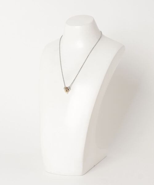 TOMMY HILFIGER(トミーヒルフィガー)の「【TOMMY HILFIGER】TRI METAL CIRCLE NECKLACE(ネックレス・レディース・シルバー・FREE)」の4枚目の写真