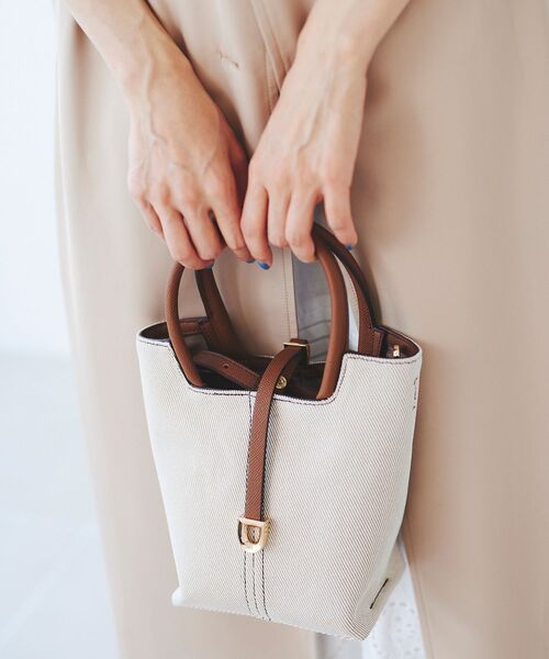 le.coeur blanc（ルクールブラン）の「ベルト付ショルダーBAG（ショルダーバッグ・レディース・ブラウン系その他3/グレイッシュベージュ・FREE）」の10枚目の写真