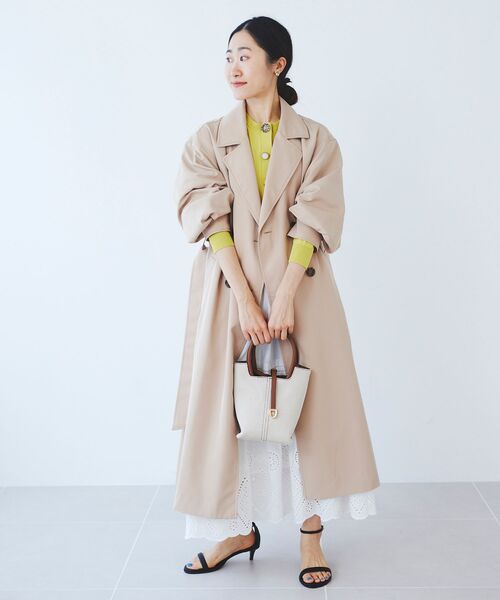 le.coeur blanc（ルクールブラン）の「ベルト付ショルダーBAG（ショルダーバッグ・レディース・ブラウン系その他3/グレイッシュベージュ・FREE）」の12枚目の写真