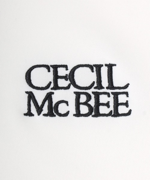 CECIL McBEE（セシルマクビー）の「CECIL McBEE（セシルマクビー）ワンポイントロゴ サイドライン スウェットパーカー レディース/プルオーバートップス/フーディー（パーカー・レディース・オフホワイト/ブラック・M/L）」の21枚目の写真