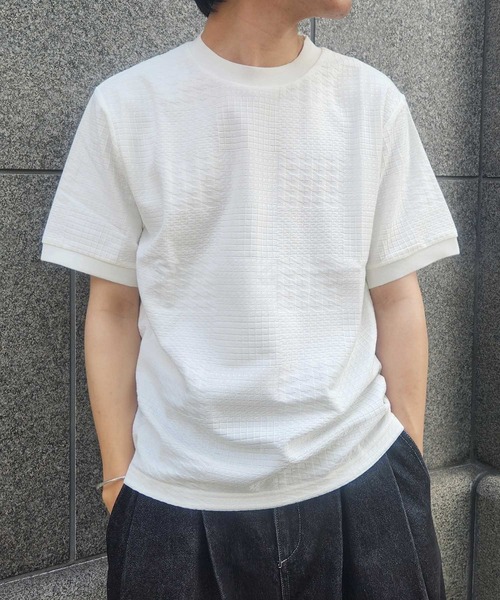 PEARLY GATES リンクスグレンチェックジャガードシャツサイズ0 リンクスジャガードグレンチェック柄T（Tシャツ/カットソー