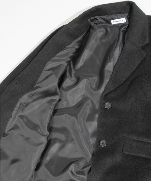 WEGO(ウィゴー)の「WEGO/チェスターコート(チェスターコート・レディース・ブラック/グレー/カーキ/ネイビー/キャメル・MEDIUM/LARGE)」の16枚目の写真