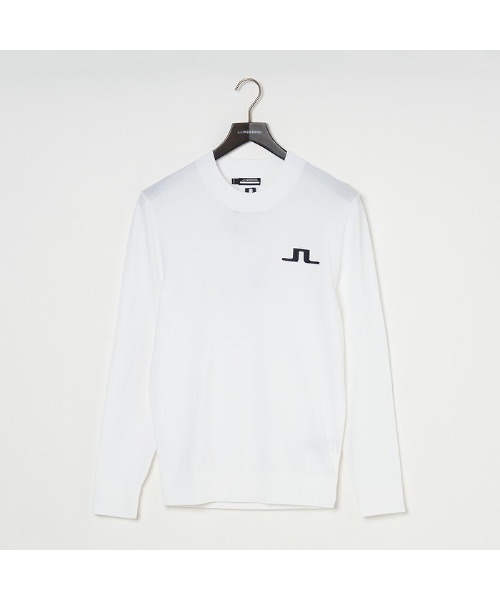 セール】【J.LINDEBERG/GOLF】JLロゴクルーネックセーター（ニット