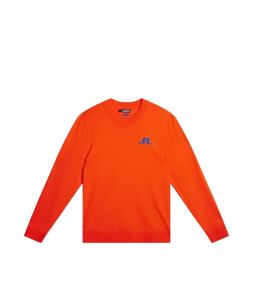 J.LINDEBERG/GOLF】JLロゴクルーネックセーター