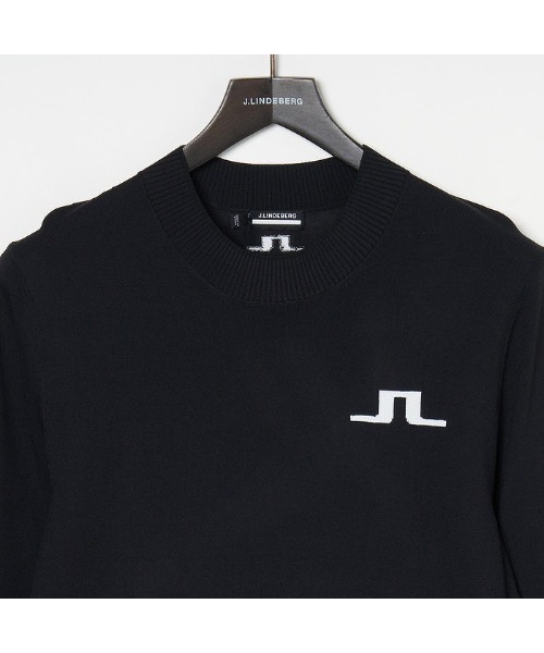 セール】【J.LINDEBERG/GOLF】JLロゴクルーネックセーター（ニット